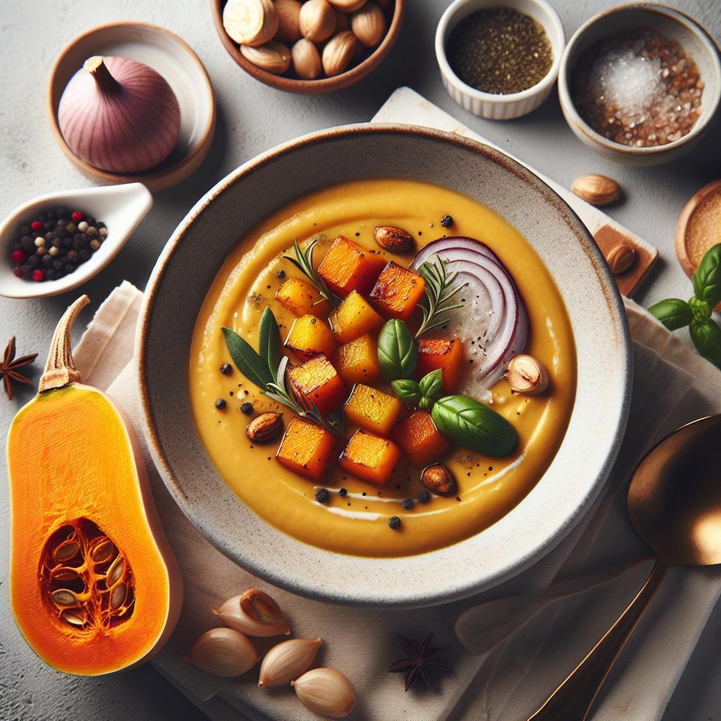 Warm Up Your Fall with Creamy Roasted Butternut Soup