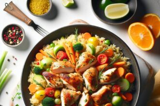 Savory Chicken Rice Pilaf: A Flavorful One-Pot Delight