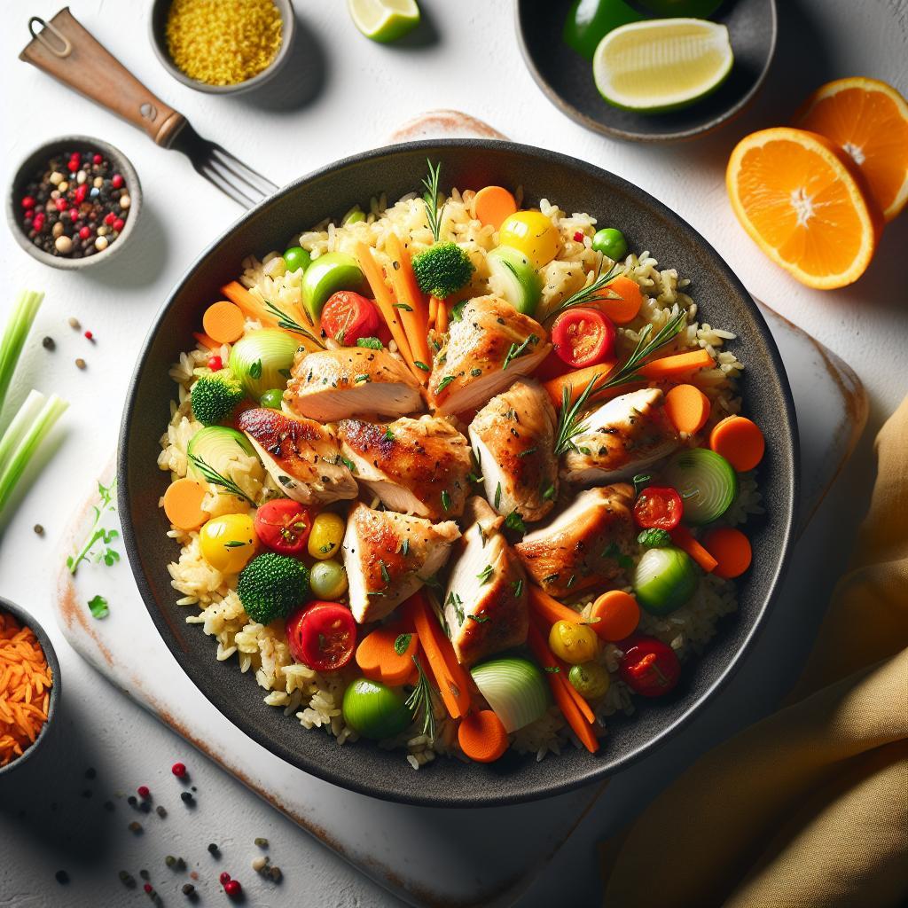Savory Chicken Rice Pilaf: A Flavorful One-Pot Delight