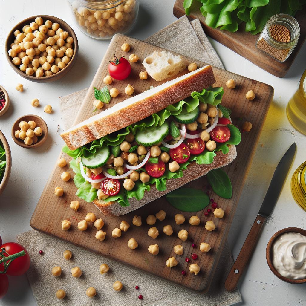 Crunchy Chickpea Salad Sandwiches: A Protein-Packed Delight