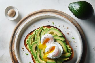 The Perfect Avocado Toast with a Silky Poached Egg Twist