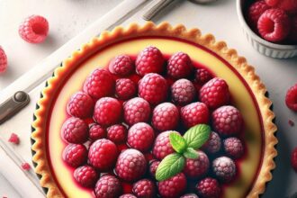 Raspberry Custard Tart: A Perfect Balance of Sweet & Tangy