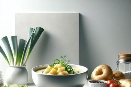 Velvety Potato Leek Cream Soup: Comfort in Every Spoonful