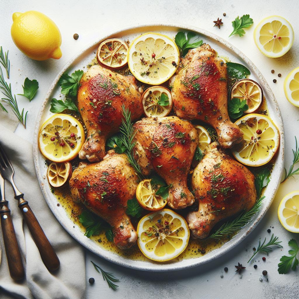 Zesty Lemon Herb Chicken Thighs: A Flavorful Roast Guide
