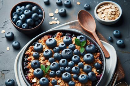Sweet & Tart: The Magic of Blueberry Oat Crisp Unveiled