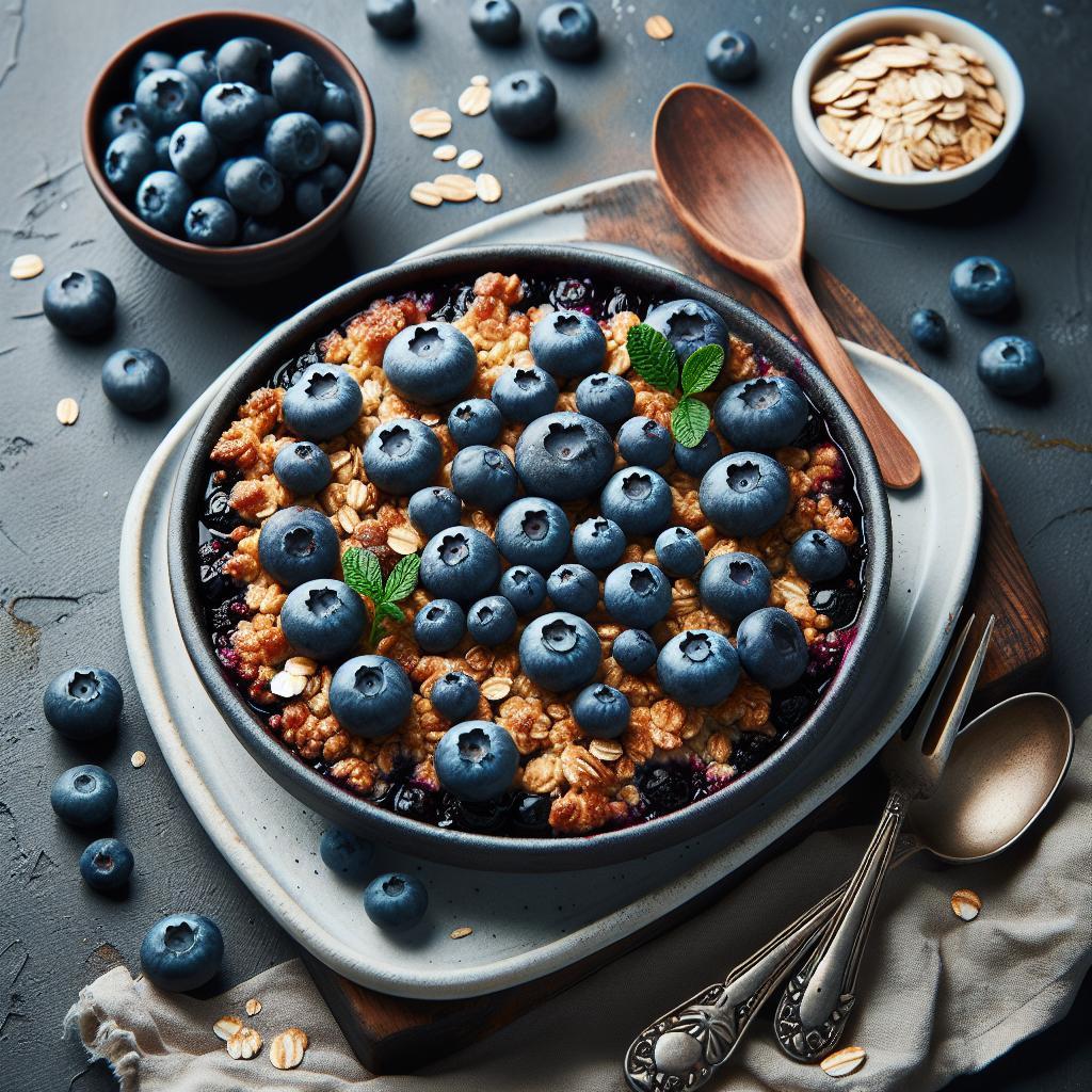 Sweet & Tart: The Magic of Blueberry Oat Crisp Unveiled