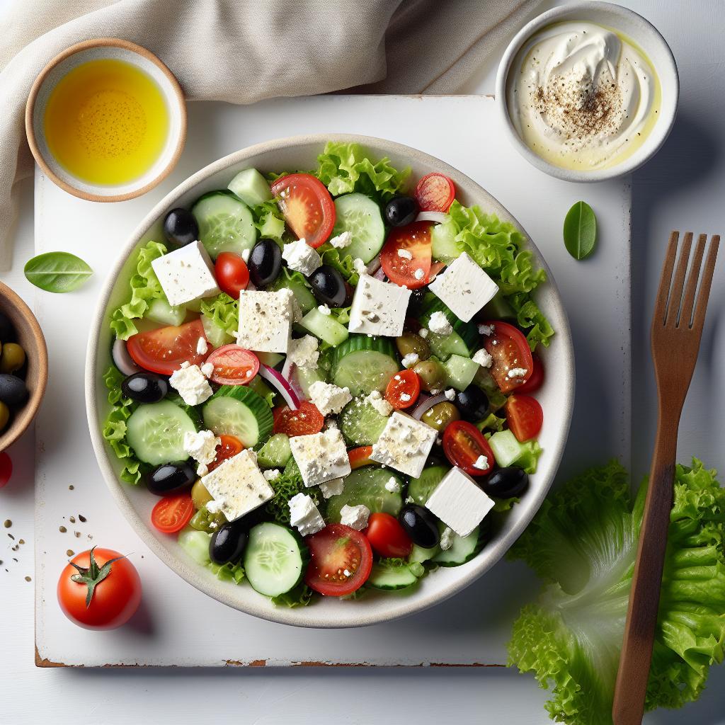 Feta Magic: Elevate Your Greek Salad with Creamy Delight