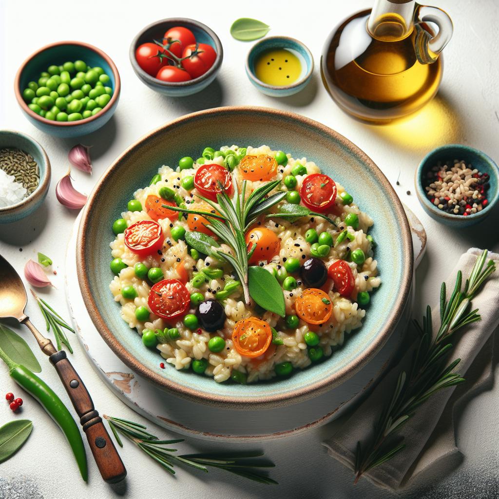 Savor the Flavors of Mediterranean Herb Risotto Delights