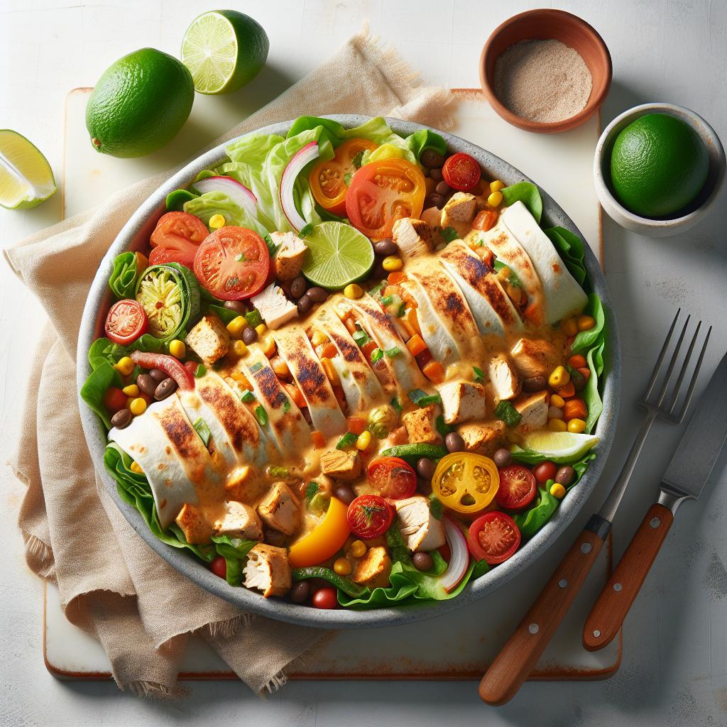 Hearty Chicken Burrito Bake: A Flavor-Packed Family Feast