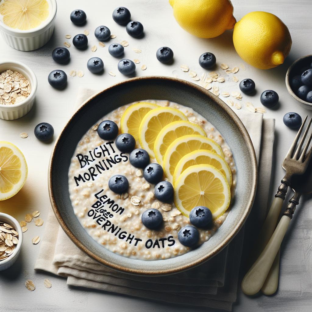 Bright Mornings: Delicious Lemon Blueberry Overnight Oats Recipe