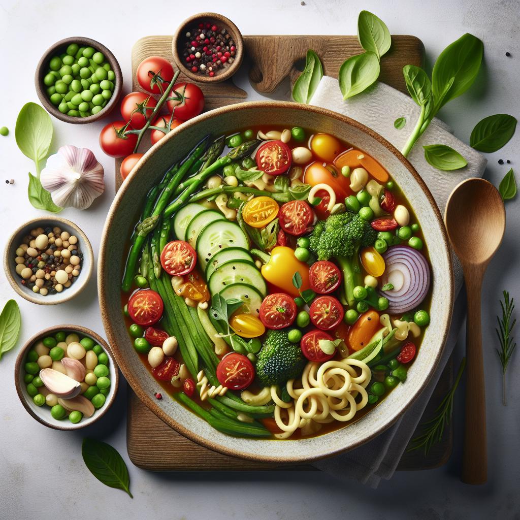 Garden Minestrone Magic: A Fresh Harvest in Every Bowl