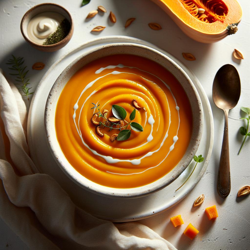 Velvety Roasted Butternut Squash Soup: A Cozy Fall Classic