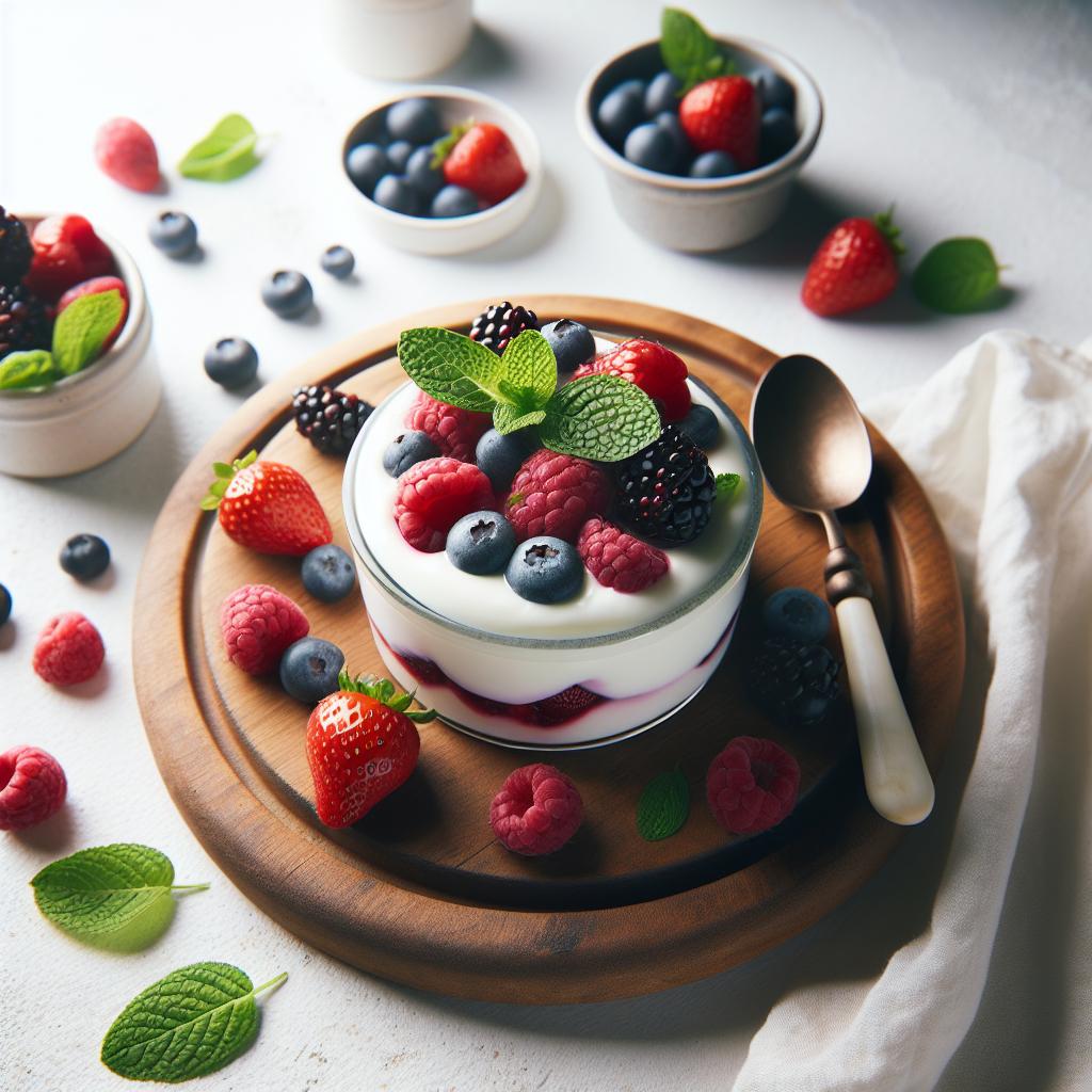 Berry Bliss: Healthy Greek Yogurt Cups Packed with Flavor