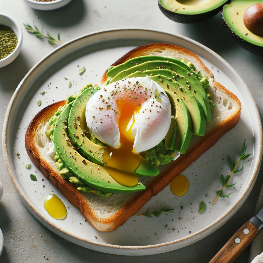 Elevate Breakfast: Perfect Poached Egg on Avocado Toast