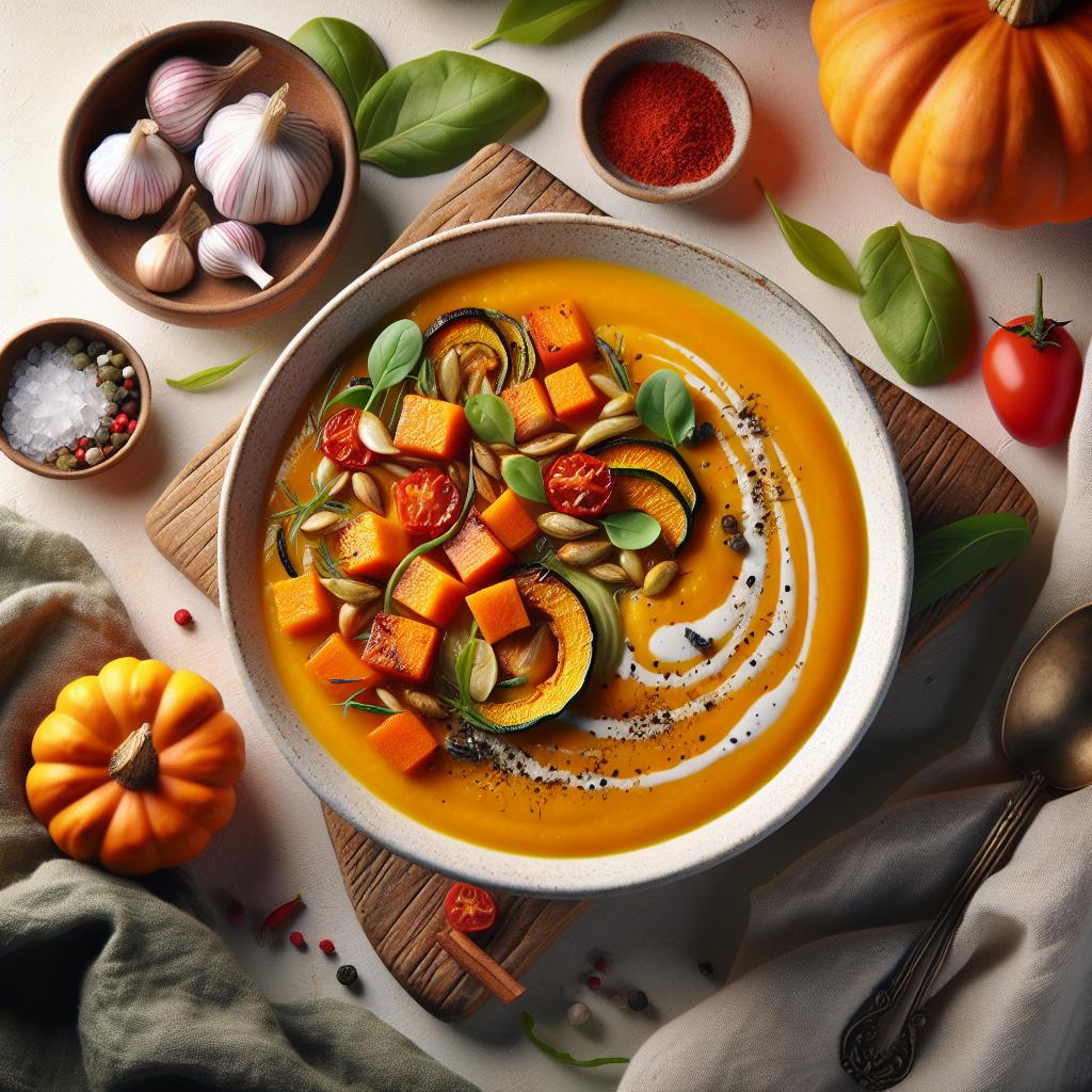 Warm Up Your Fall with Creamy Roasted Butternut Soup