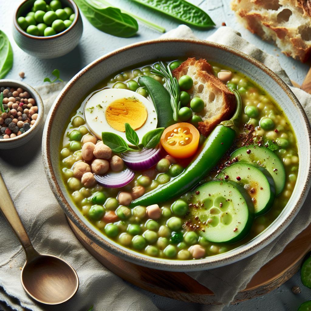 Hearty Split Pea Soup: A Flavorful No-Pork Delight