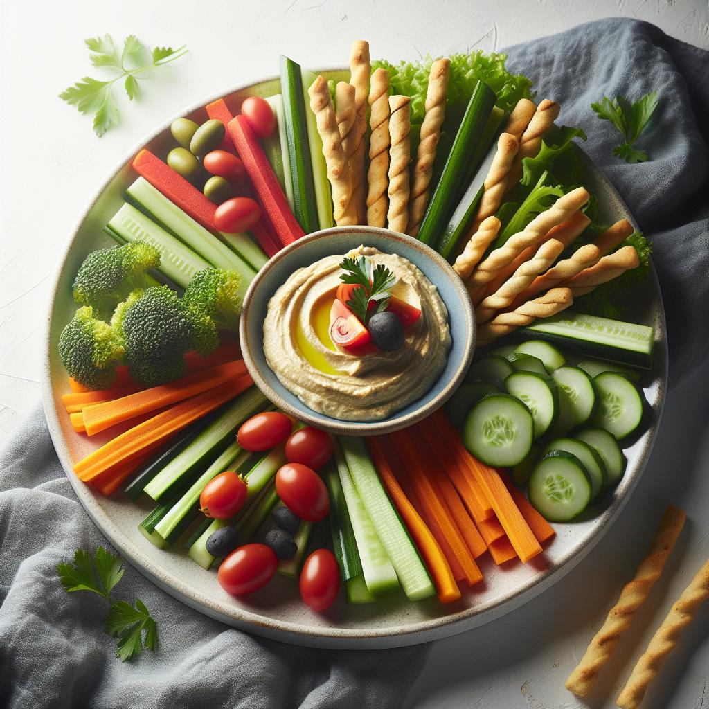 Crunchy Hummus Veggie Sticks: A Healthy Snack Delight