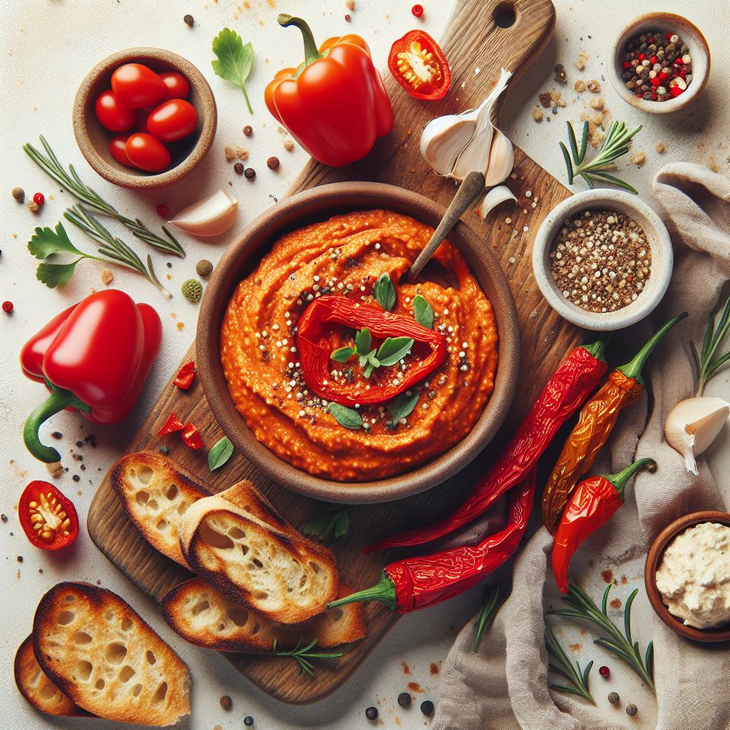 Bold & Smoky: The Ultimate Roasted Red Pepper Dip Guide