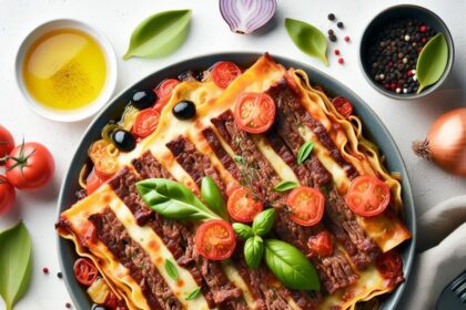 Classic Beef Lasagna: A Hearty Pork-Free Italian Delight