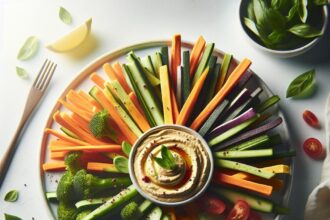 Crunchy Hummus Veggie Sticks: A Healthy Snack Delight