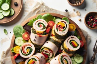 Delicious Turkey Cheese Roll Ups: Quick, Tasty Bites!