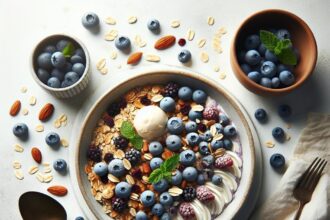Sweet & Tangy Blueberry Oat Crisp: A Cozy Dessert Treat