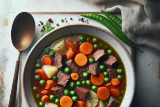 Wholesome Hearty Beef Vegetable Soup: Comfort in a Bowl