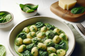 Velvety Creamy Spinach Gnocchi: A Delicious Green Treat