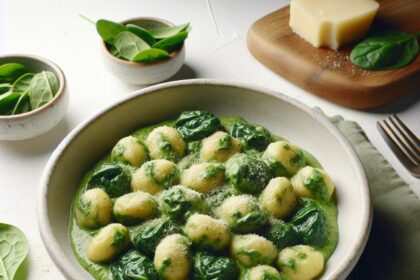 Velvety Creamy Spinach Gnocchi: A Delicious Green Treat