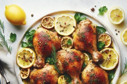 Zesty Lemon Herb Chicken Thighs: A Flavorful Roast Guide