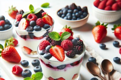 Berry Bliss: Healthy Greek Yogurt Cups Packed with Flavor