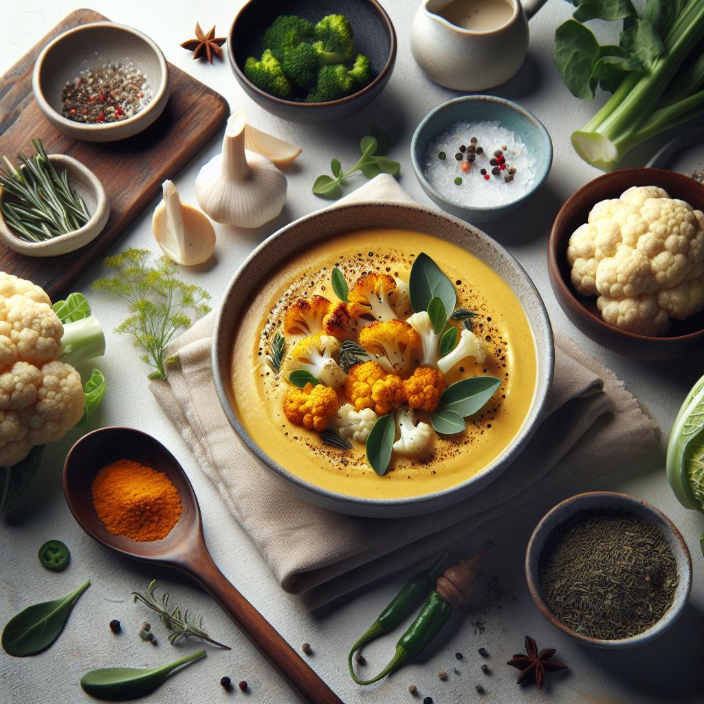 Golden Roasted Cauliflower Soup: Cozy, Creamy Comfort in a Bowl