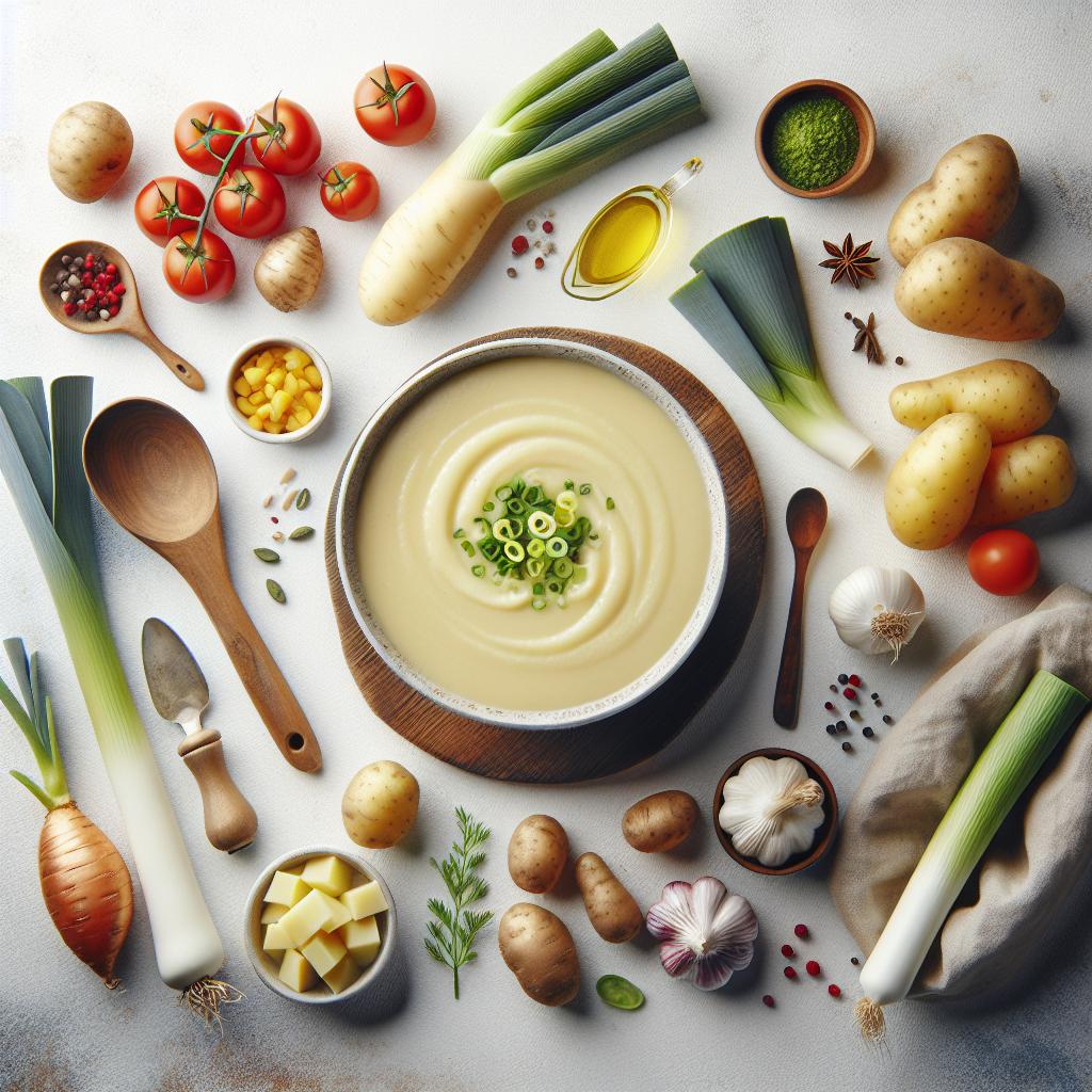 Velvety Potato Leek Cream Soup: Comfort in Every Spoonful