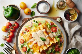 Indulge in Creamy Chicken Enchiladas: A Flavorful Feast