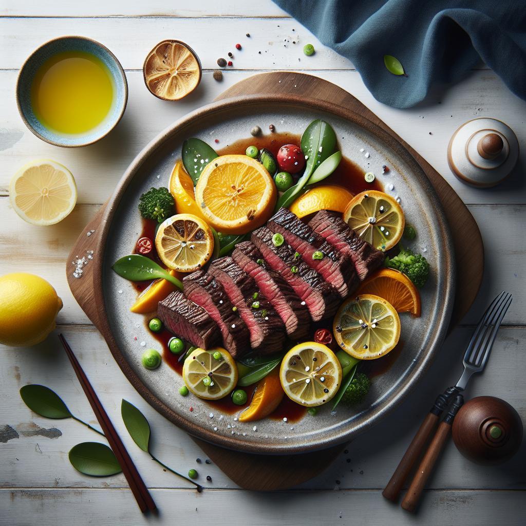 Zesty Beef Lemon Delight: A Citrus Twist on Classic Flavor