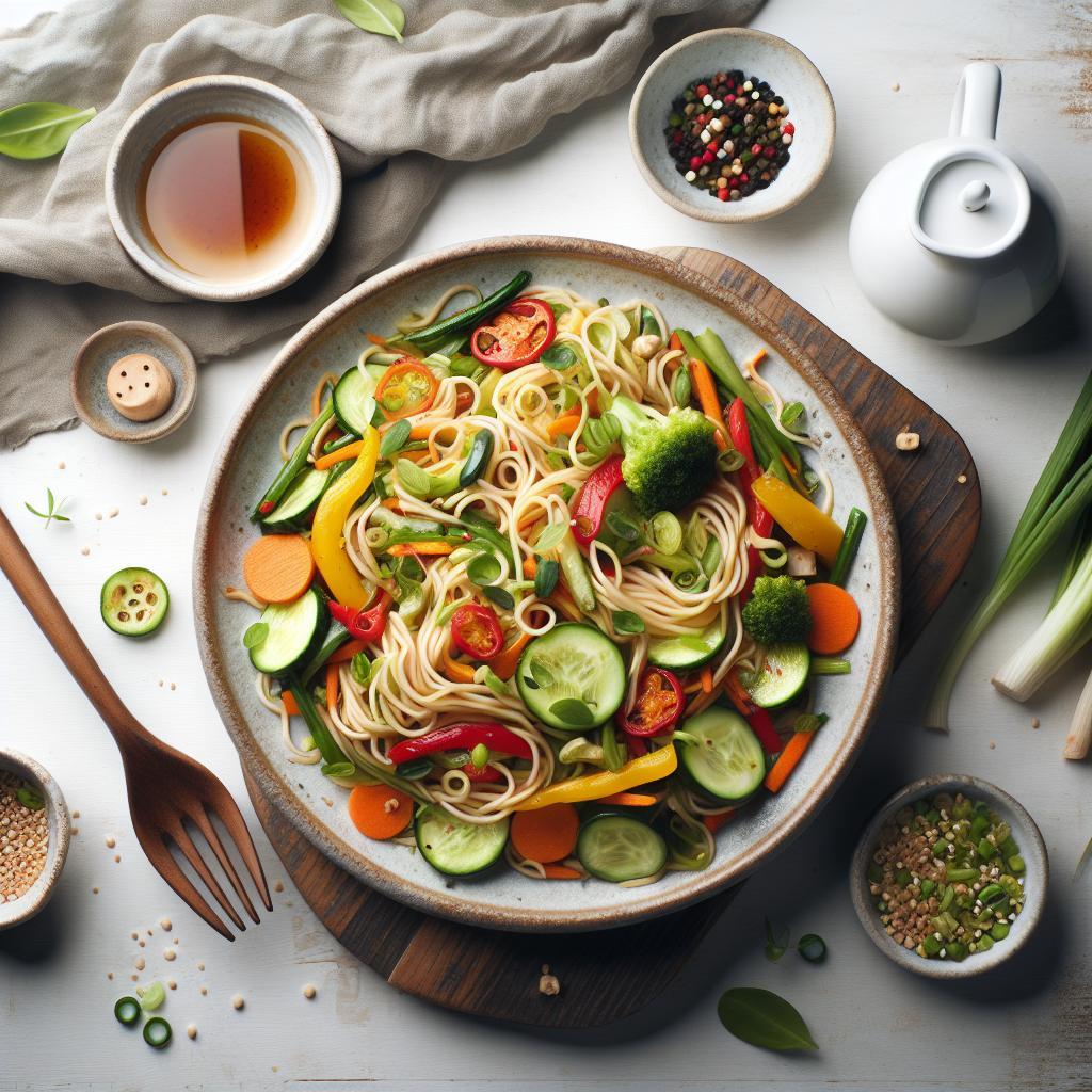 Twist Your Taste Buds with Fresh and Flavorful Vegetable Noodles