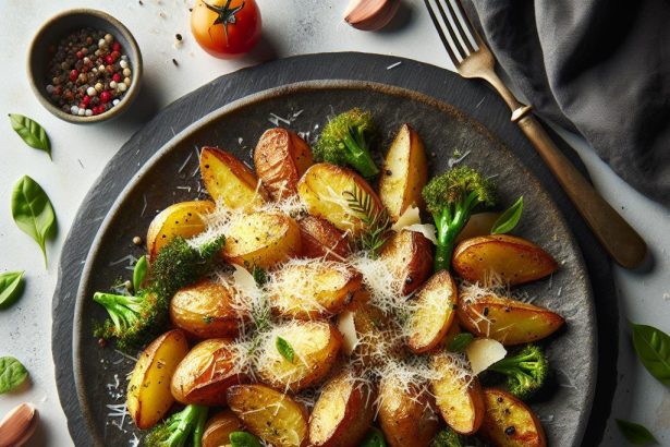 Crispy Garlic Parmesan Roasted Potatoes: A Flavorful Delight