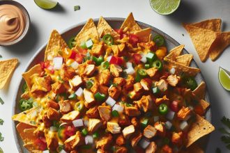 Crunchy Chicken Nachos: A Flavor-Packed Fiesta Treat