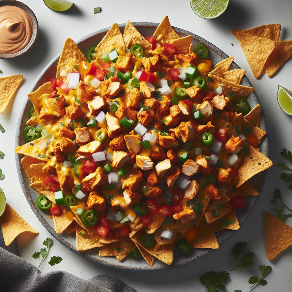 Crunchy Chicken Nachos: A Flavor-Packed Fiesta Treat