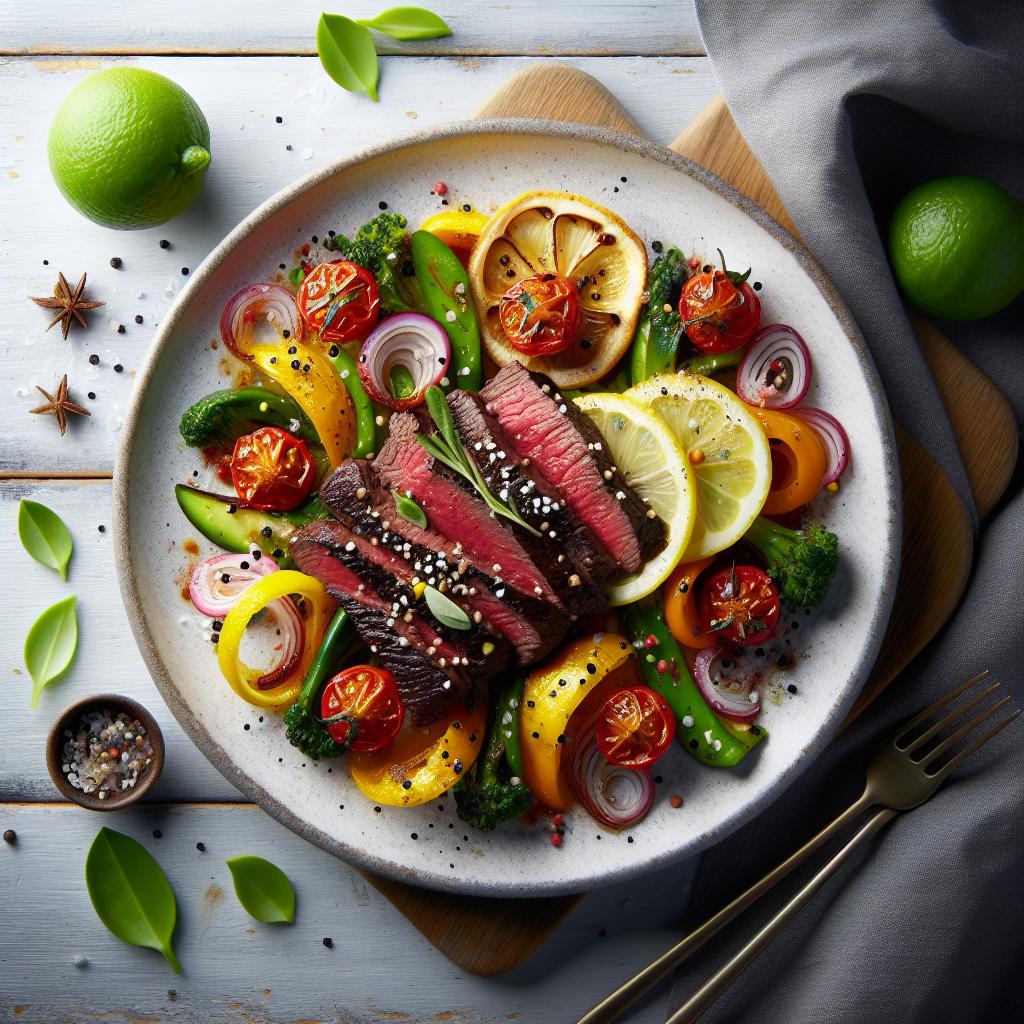 Zesty Beef Lemon Delight: A Citrus Twist on Classic Flavor