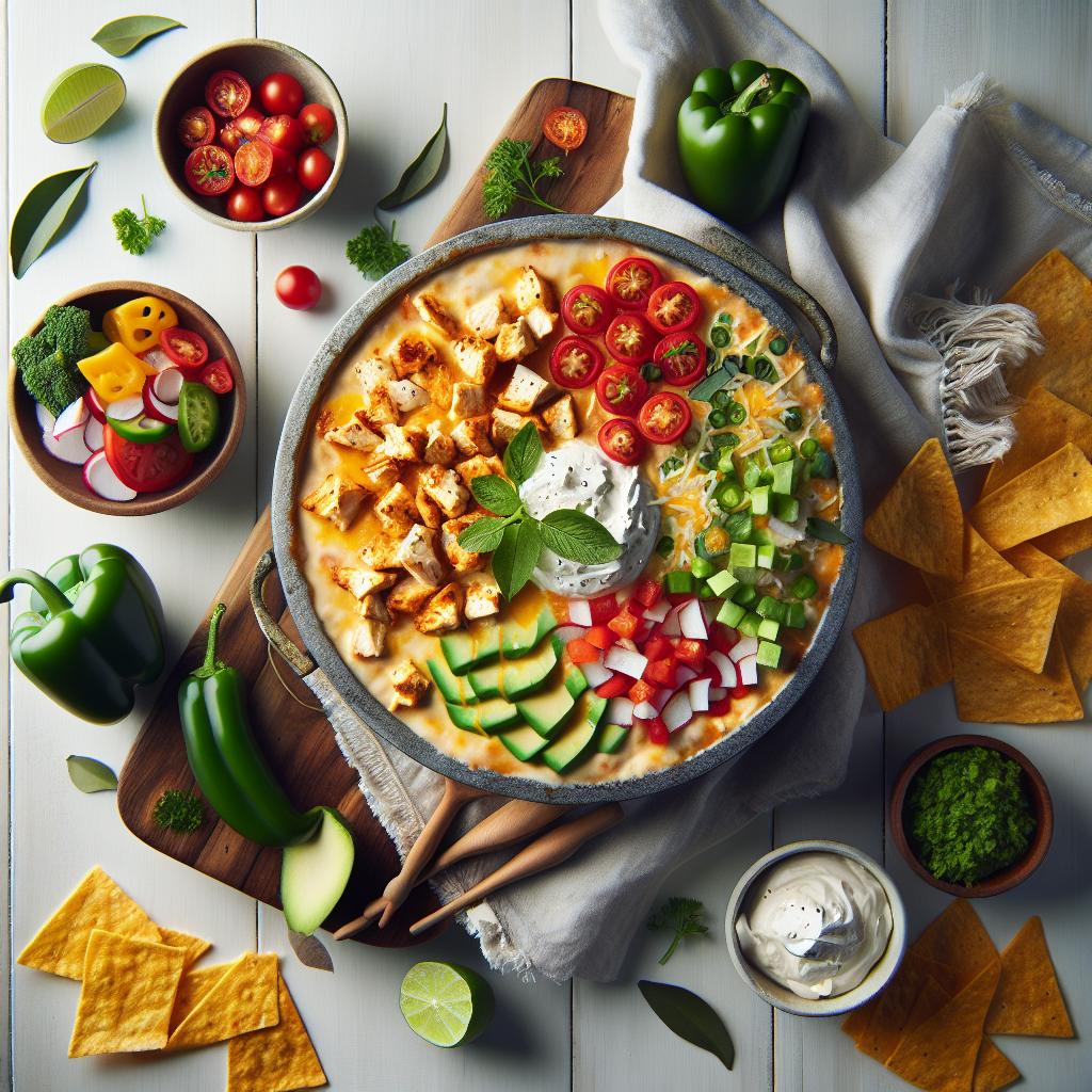 Creamy Chicken Queso Dip: A Flavorful Fiesta Treat
