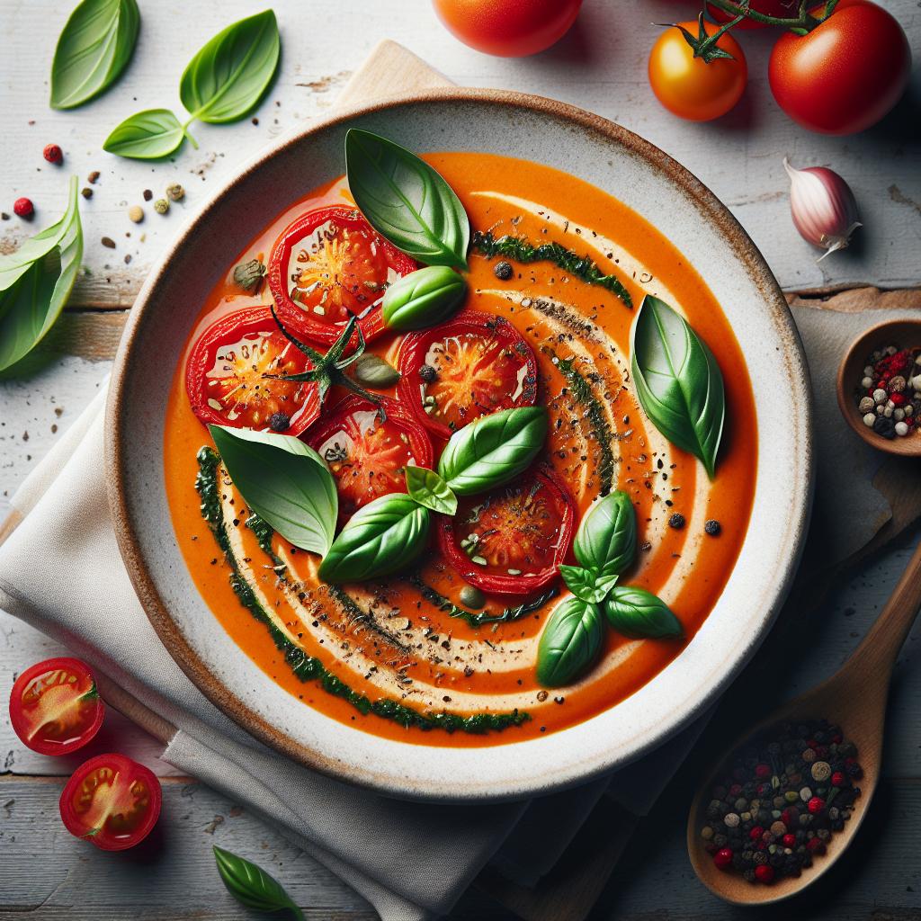 Savor the Flavor: Crafting the Perfect Roasted Tomato Basil Soup