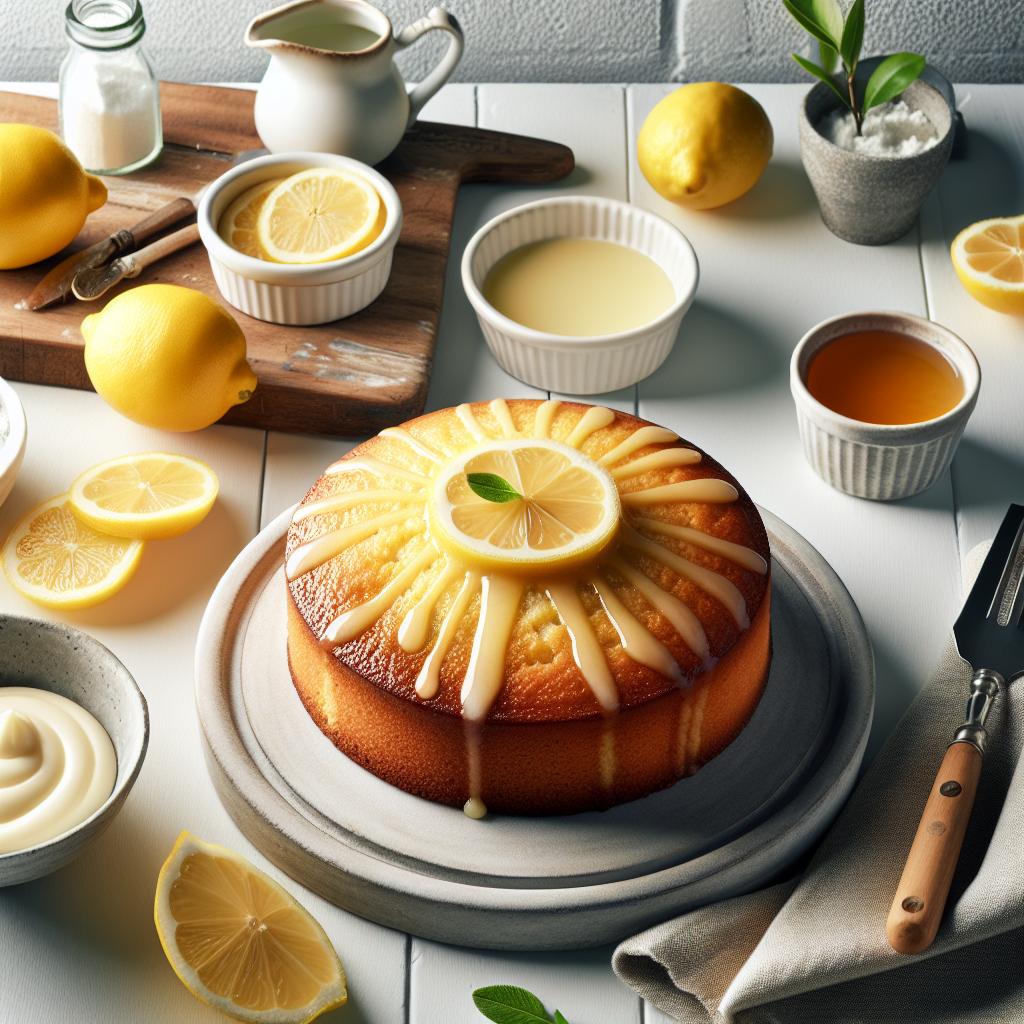 Zesty Lemon Drizzle Cake: A Tangy Classic Recipe Unveiled