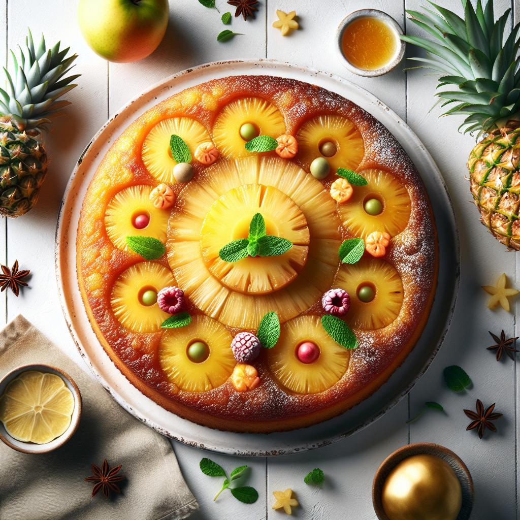 Golden Delight: The Sweet Story Behind Pineapple Upside Cake