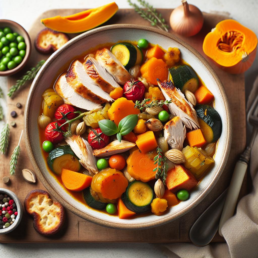 Savor the Season: Heartwarming Turkey and Pumpkin Stew Recipe