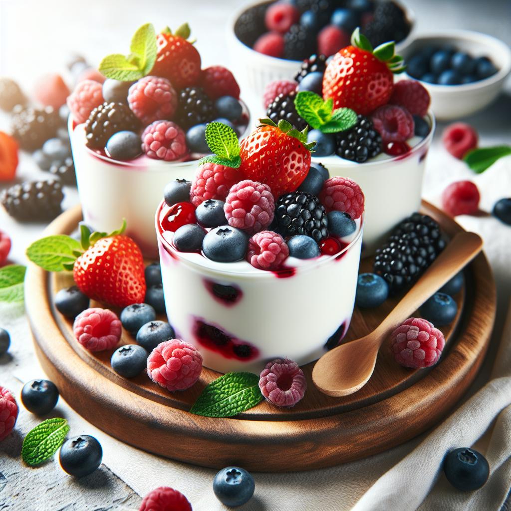 Berry Bliss: Crafting Delicious Greek Yogurt Cups