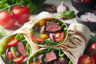 Beef Wrap Bliss: A Savory Twist to Your Meal Routine
