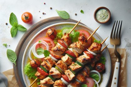 Grilled Chicken Souvlaki Skewers: A Flavorful Greek Delight