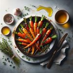 Sweet and Savory: Honey Roasted Carrots with Thyme Delight