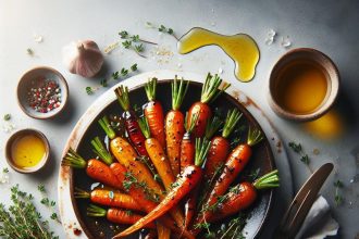 Sweet and Savory: Honey Roasted Carrots with Thyme Delight